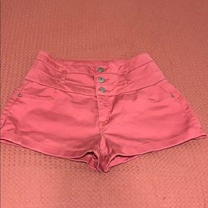 Refuge Pink Denim Shorts